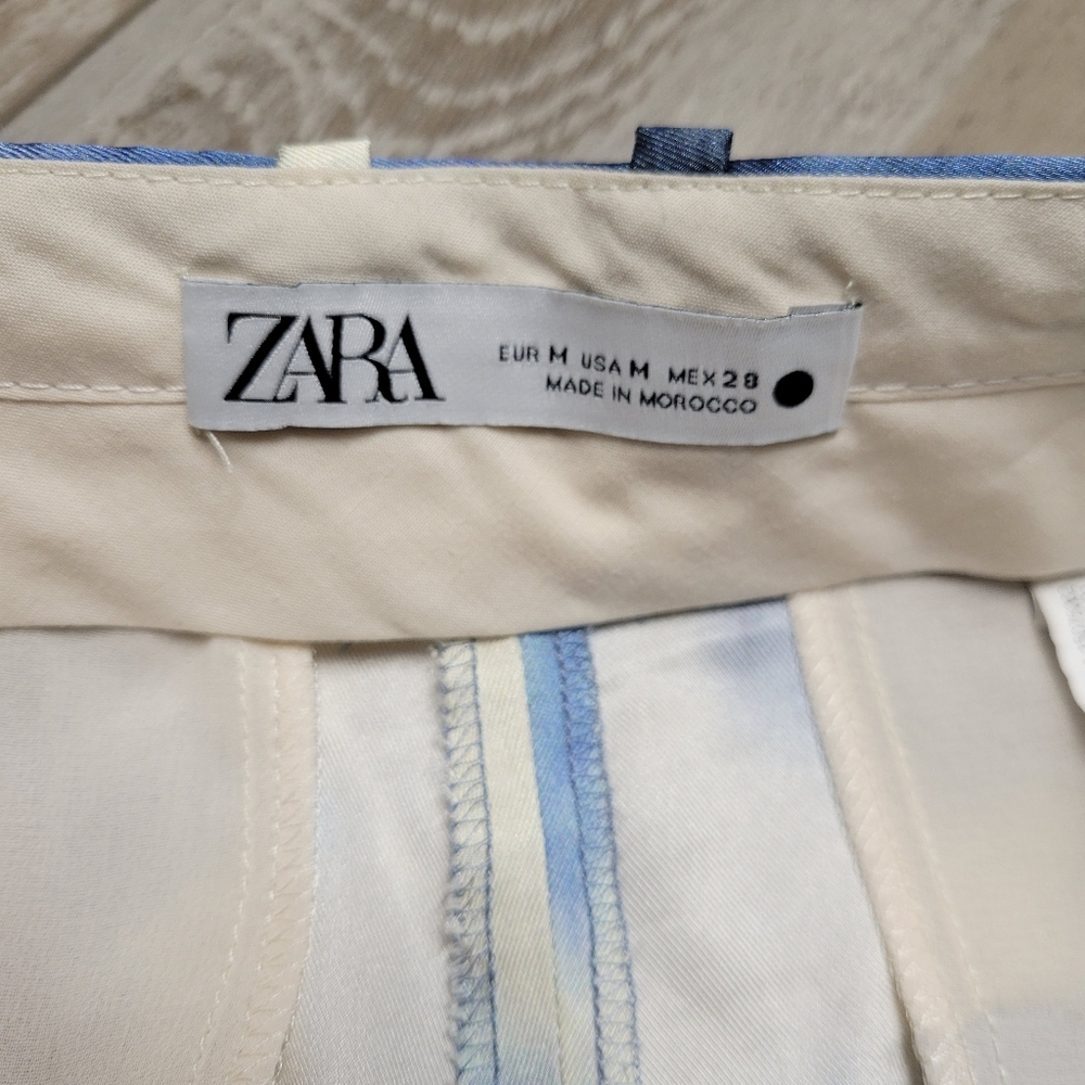 Zara Satin Effect Trousers Size Medium - Picture 7 of 8